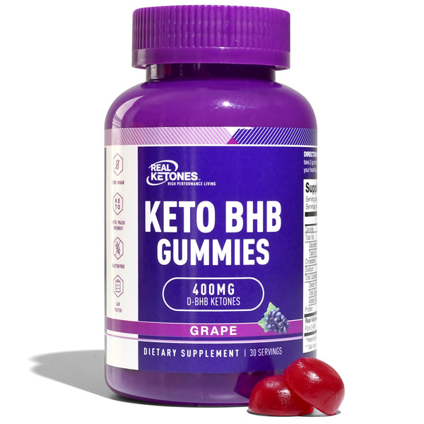 Real Ketones - D-BHB Ketone Hydration Gummies - Orange - Low Carb