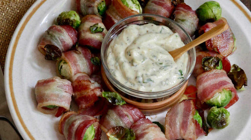 Keto Bacon-Wrapped Brussels Sprouts