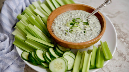 Keto Cottage Cheese Olive Dip