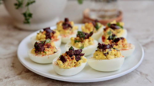 Deviled Eggs with Olive