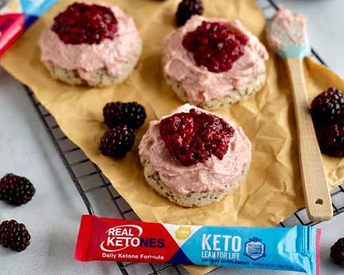 Keto Crumble Copycat Lemon Blackberry Cookies  (RK Product)
