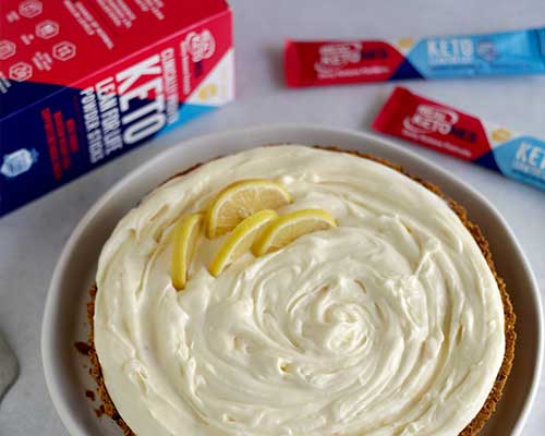 Keto Lemon No-Bake Cheesecake (RK Product)