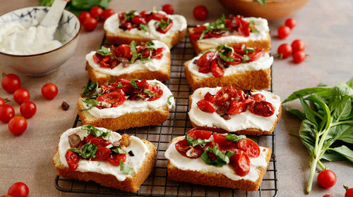 Ricotta Tomato Toasts