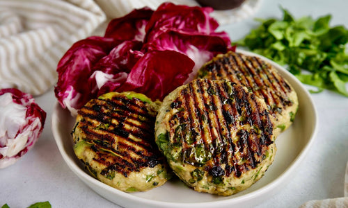 Chicken Burgers with Spinach & Avocado