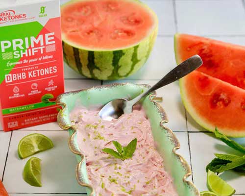 No-Churn Watermelon Lime Ice-Cream (RK Product)